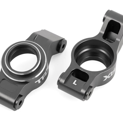 TRAXXAS ALUM STUB AXLE CARRIERS GRAY L/R X-Maxx/XRT TRA7852-GRAY