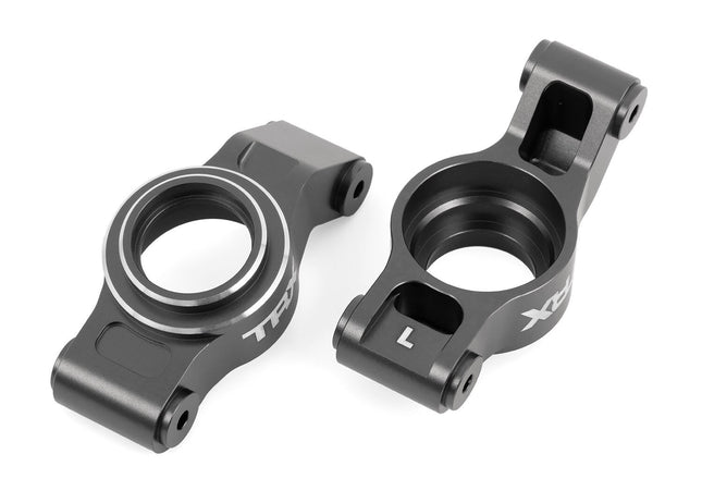 TRAXXAS ALUM STUB AXLE CARRIERS GRAY L/R X-Maxx/XRT TRA7852-GRAY