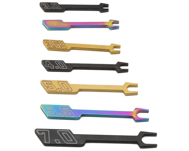 JConcepts Steel Open Turnbuckle Wrench Set (7) (3/3.5/3.63/4/5/5.5/7mm) JCO5027