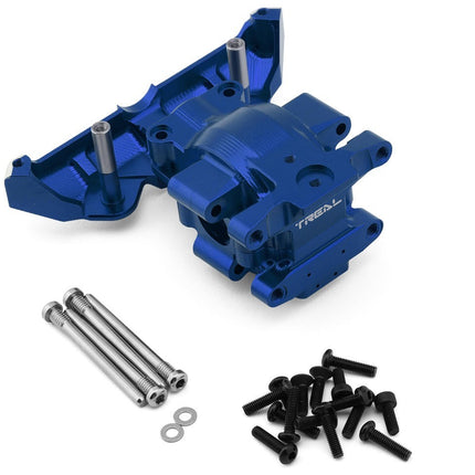 Treal Hobby Aluminum Front Gearbox Set Traxxas Mini Maxx/XRT/Slash Blue