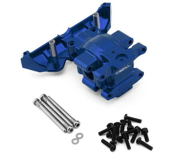 Treal Hobby Aluminum Front Gearbox Set Traxxas Mini Maxx/XRT/Slash Blue