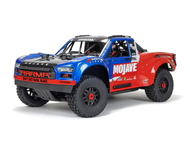 Arrma MOJAVE 4S BLX Brushless 1/8 4WD RTR Electric Desert Truck (Blue/Red)