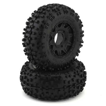Pro-Line Badlands 2.8" Pre-Mounted w/Raid Electric Rear Wheels (Black) (M2)