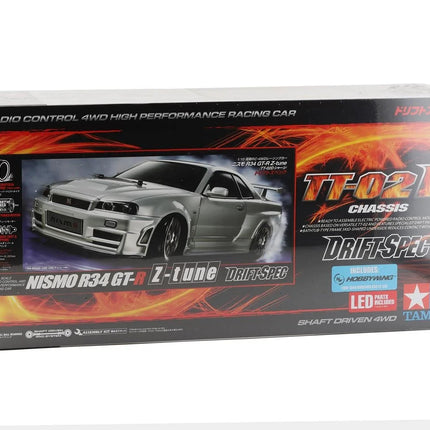 Tamiya NISMO R34 GT-R Z-Tune 1/10 4WD Drift Spec Kit (TT-02D) TAM58605