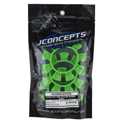 JConcepts 2212-5 "Satellite" Tire Glue Bands (Green) JCO22125