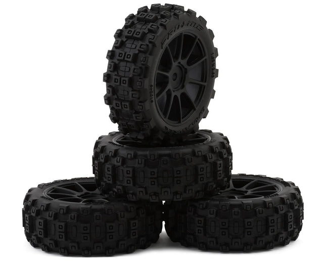 Pro-Line Badlands MX 1.9" Pre-Mounted Buggy Tire w/Mach-10 Wheel (Black)