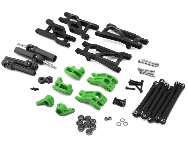 Traxxas Slash 2WD Extreme Heavy Duty Driveline & Suspension Upgrade Kit (Green)