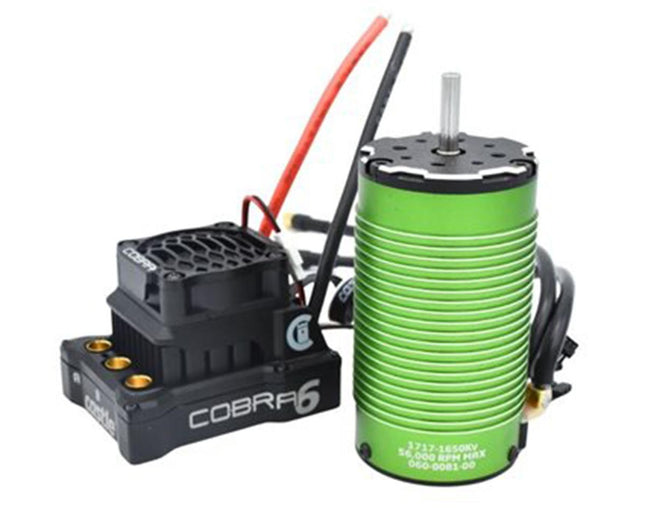 Castle Creations Cobra 6 8S 1/6 Brushless ESC & Motor Combo (1650kV) 010-0184-02