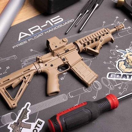 Goat Guns 1/3 Scale Die Cast AR15 Model, Coyote