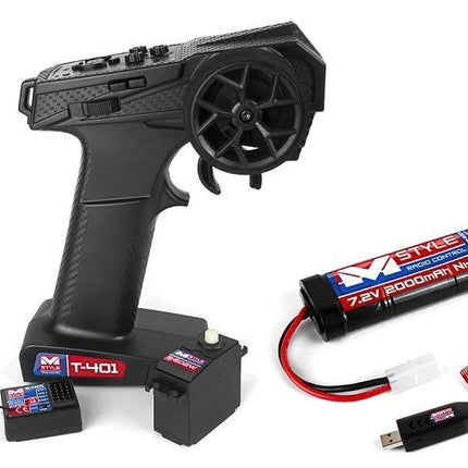 HPI Racing Mstyle R/C Set - Radioset, Servo, Battery and Charger MSL542409