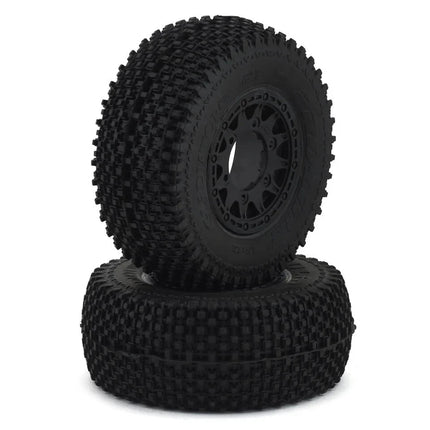 Pro-Line Gladiator SC Tires w/Raid Wheels Black Electric F/R (M2) w/12mm Hex