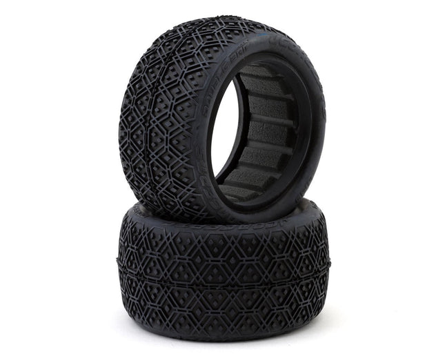JConcepts 4140-01 Double Bar 2.2" Rear Buggy Off-Road Tires (2) (Blue) JCO414001