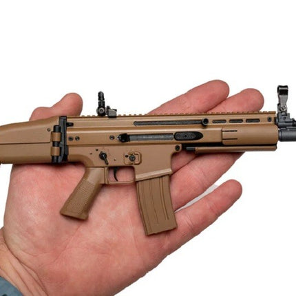 Goat Guns 1/3 Scale Die Cast FN Scar Model Rifle, Dark Tan