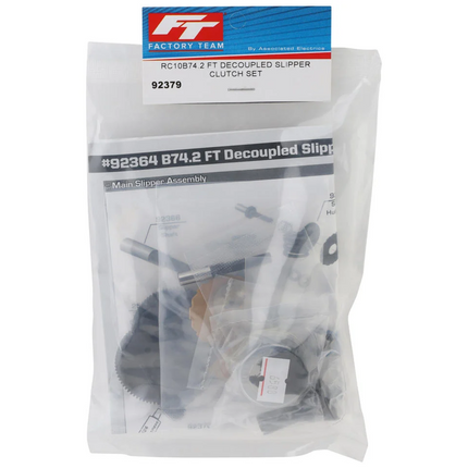 Team Associated 92379 RC10B74.2 Factry Team Decoupled Slipper Kit