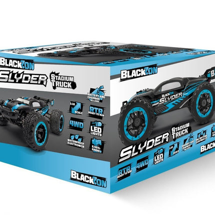 Blackzon Slyder 1/16th RTR 4WD Electric Stadium Truck - Blue BZN540105