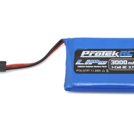 ProTek RC 1S LiPo Transmitter Battery Sanwa M17/MT-44/MT-5 3.7V/3000mAh PTK 5197