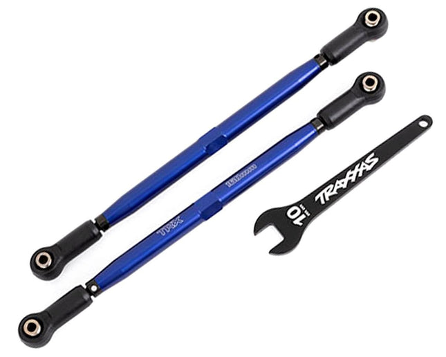 Traxxas X-Maxx WideMaxx or XRT Aluminum Front Toe Links Blue TRA7897X