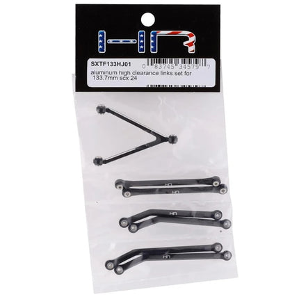 Hot Racing Axial SCX24 Aluminum High Clearance LWB Link Set (133.7mm)