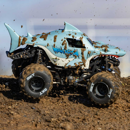 Losi 1/18 Mini LMT Megalodon 2S 4X4 RTR Brushed Monster Truck w/ Battery/Charger