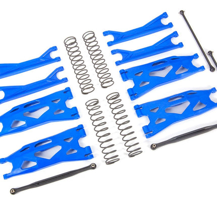 Traxxas WideMaxx TRA7895X Suspension Kit For X-Maxx Blue Brand New!!