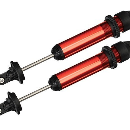 Traxxas 7761R X-Maxx GTX Assembled Shocks (Red) (2) TRA7761R