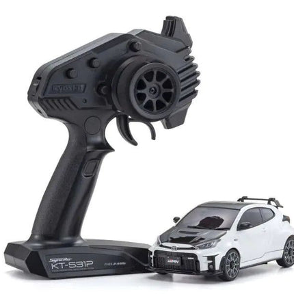 Kyosho MINI-Z AWD Toyota GRMN YARIS CIRCUIT PACKAGE White Pearl 32640PW New!!