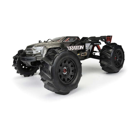 Pro-Line 1/8 Dumont F/R 3.8" MT Tires Mounted 17mm Black Raid PRO1019210