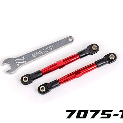 Traxxas 2445R Toe Links Front Tubes Red-anodized New!!