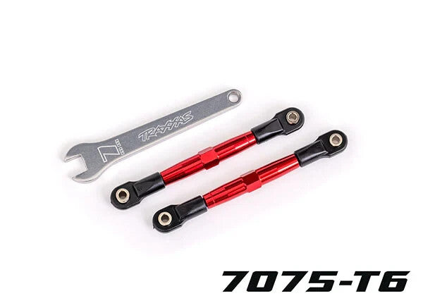 Traxxas 2445R Toe Links Front Tubes Red-anodized New!!