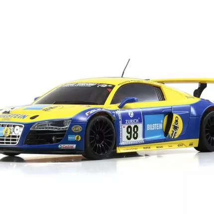 Kyosho MR-04 RWD Mini-Z Readyset w/Audi R8 LMS Phoenix Racing NBR 2010 #98 Body