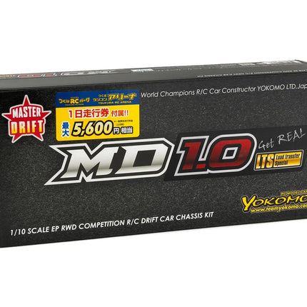 Yokomo Master Drift MD1.0 LTS 1/10 Electric 2WD RWD Drift Car Kit Load Transfer