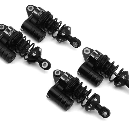 NEXX Racing 60mm Aluminum Threaded Reservoir Shocks Mini Slash/4-Tec Drift Black