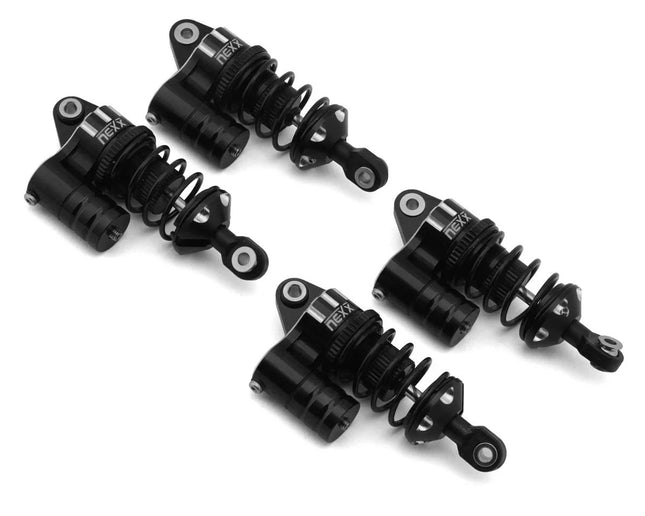NEXX Racing 60mm Aluminum Threaded Reservoir Shocks Mini Slash/4-Tec Drift Black