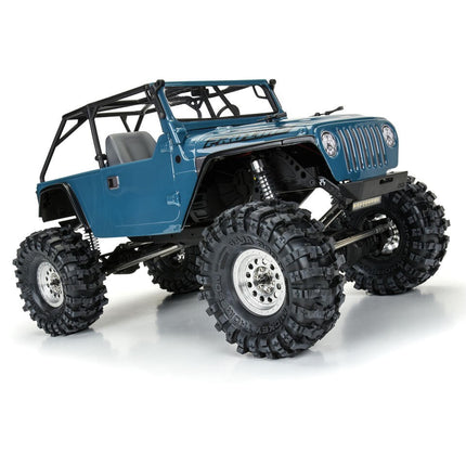 Pro-Line 2004 Jeep LJ 1/10 Rock Crawler Body (Clear) (12.3") w/Molded Cage & Acc