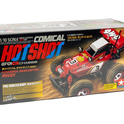 Tamiya GF-01CB Comical HotShot 1/10 Off-Road 4WD Buggy Kit (Red) TAM58685