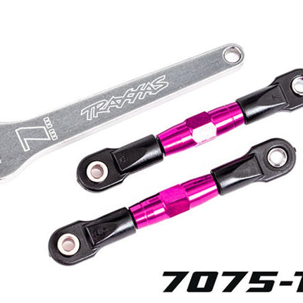 Traxxas 2444P Camber Links Front Tubes Pink-anodized New!!