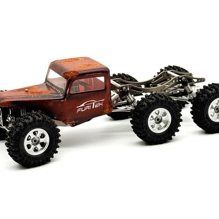 Furitek FUR2816 Rogue 6X6 ARTR 1/30 Brushless Micro Crawler (Brown) FTK-FUR-2816