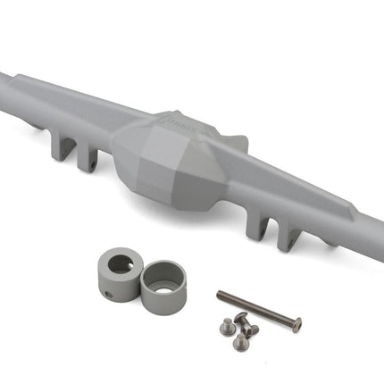 Vanquish Products F10 Aluminum Rear Straight Axle Housing Clear/Silver VPS08658
