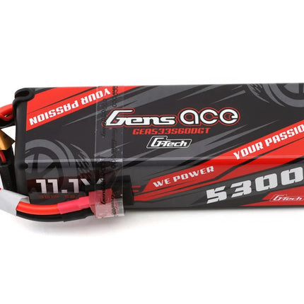 Gens Ace G-Tech Smart 3S LiPo Battery 60C (11.1V/5300mAh) w/T-Style Connector 