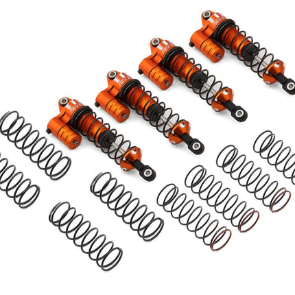 NEXX Racing Aluminum Oil-Filled Reservoir Shocks Traxxas 4x4 Mini Maxx (Orange)