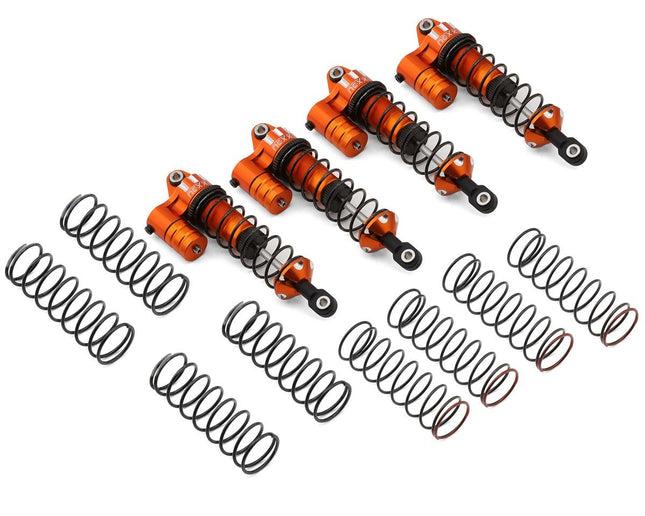 NEXX Racing Aluminum Oil-Filled Reservoir Shocks Traxxas 4x4 Mini Maxx (Orange)