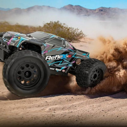 Team Associated Reflex 14MT RTR 4WD Brushless Mini Monster Truck Blue/Purple