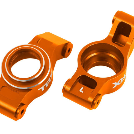 TRAXXAS ALUM STUB AXLE CARRIERS ORANGE L/R X-Maxx/XRT TRA7852-ORNG