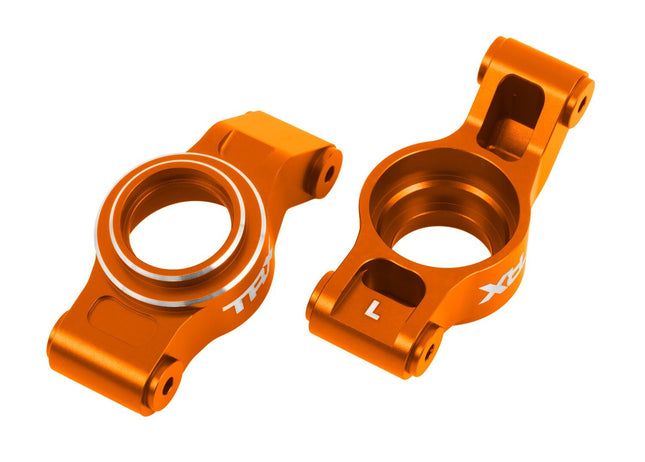 TRAXXAS ALUM STUB AXLE CARRIERS ORANGE L/R X-Maxx/XRT TRA7852-ORNG
