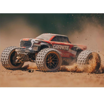 Arrma Granite Grom MEGA 4WD 380 Brushed 1/18 Monster Truck RTR Red ARA2102T2