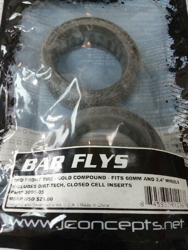 JConcepts Bar Flys 3095-05 60mm 1/10 2WD Buggy Front Tire Brand New!!