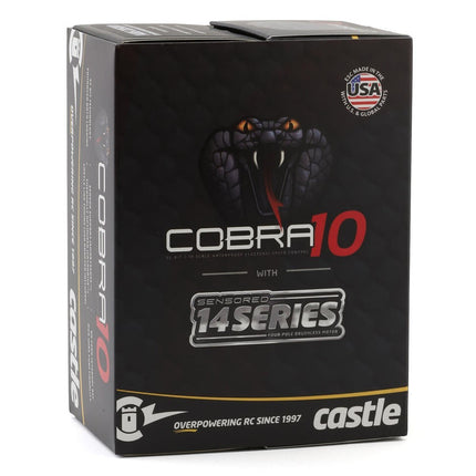 Castle Creations Cobra10 6S Brushless Combo w/1410 Sensor Motor 3800KV 5mm Shaft