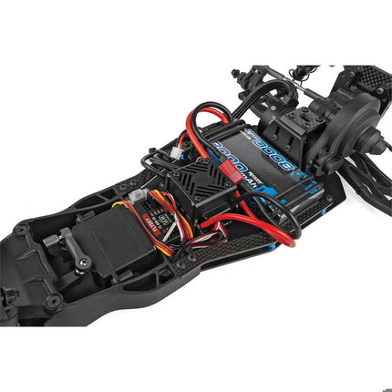 Team Associated SR10M Dirt Oval RTR LiPo Combo, Blue