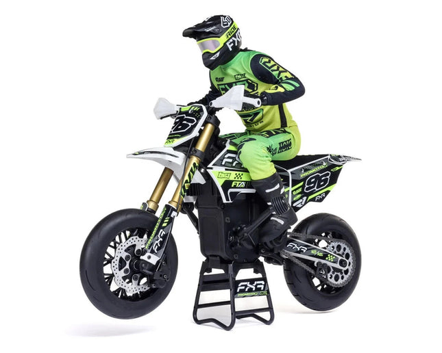Losi 1/4 Promoto-SM FXR Supermoto Motorcycle RTR Battery/Charger Included White