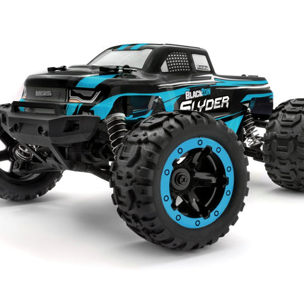 Blackzon Slyder MT 1/16 4WD Electric Monster Truck - Blue BZN540104